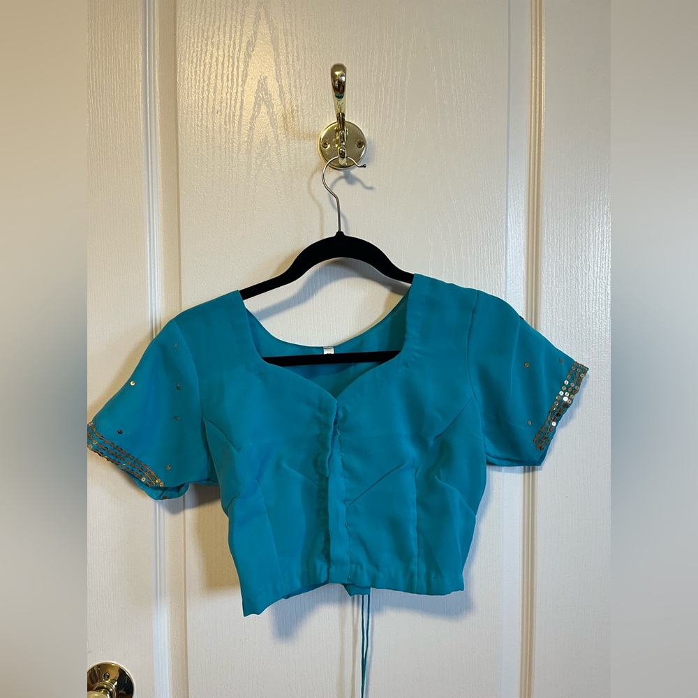 Blue Saree Blouse